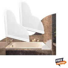 Shower Splash Guard Kit, Large Splash Guards for Bathtub Waterproof Self-Adhe...