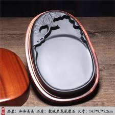 She Inkstone Natural Stone Chinese Calligraphy Grinding Ink Stone