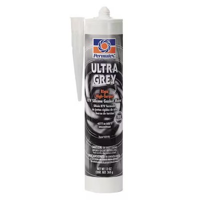 Permatex 82195 Rigid, High Torque Rtv Gasket Maker, 13 Oz, Gray, Temp Range -65