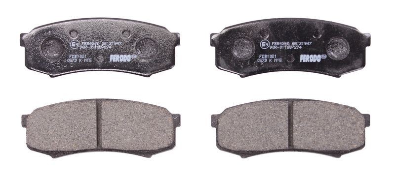 Plaquettes de frein disque FERODO FDB1021 avant pour GX 4.7