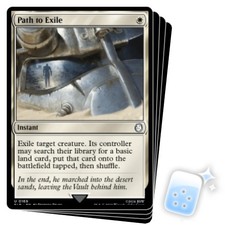 PATH TO EXILE X4 Universes Beyond: Fallout Magic MTG MINT CARD