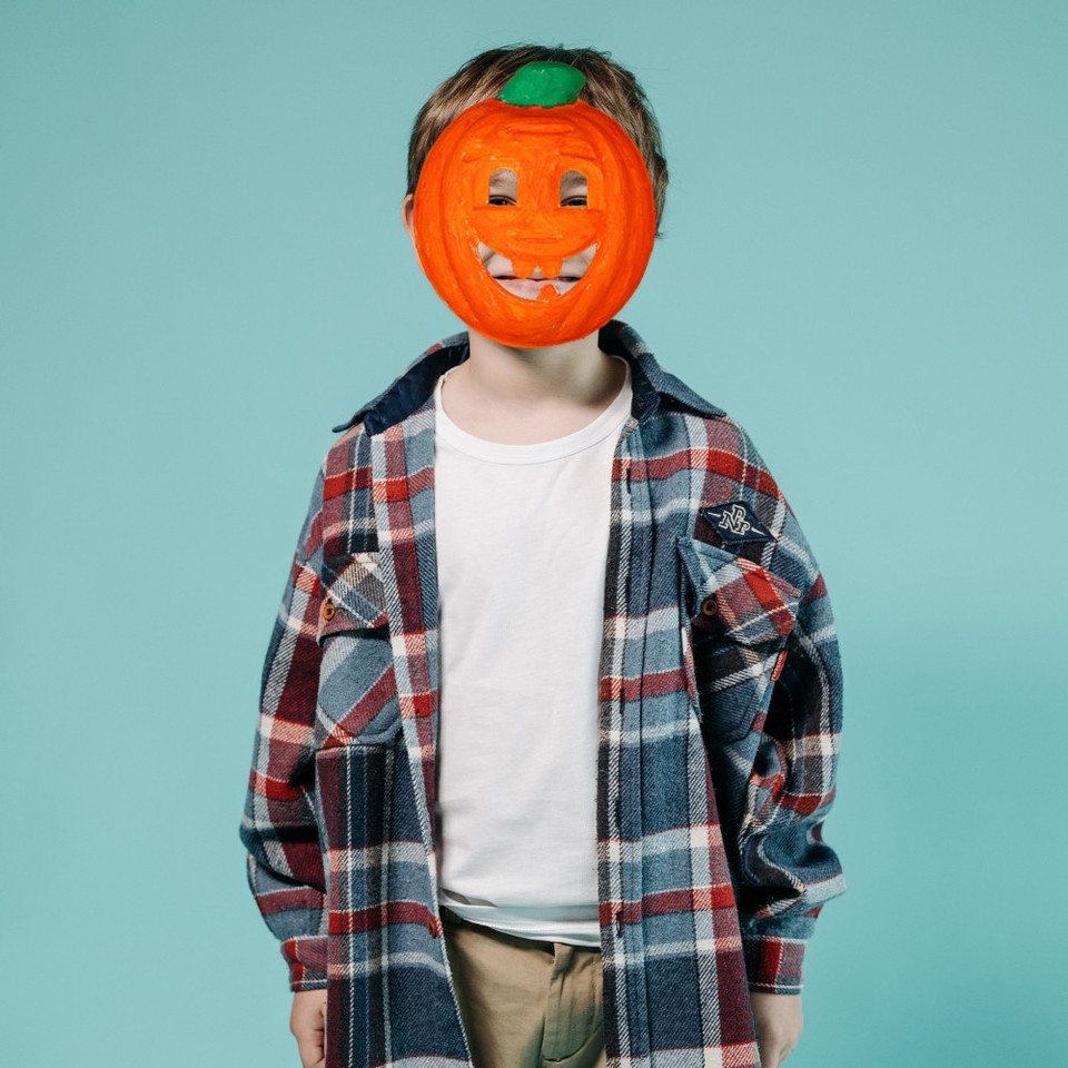 Alomejor Halloween Kürbismaske Mit LED – 3 Lichtmodi, Gruselig & Leuchtend