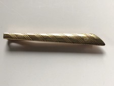 Gold coloured vintage tie bar / clip - for wedding, party or special event