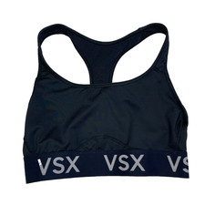 Victoria's Secret VSX Sport Sports Bra Women's Size Small Black Racerback