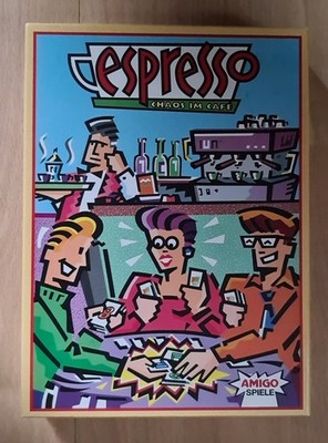 Amigo Spiele - Espresso Chaos im Café - Kartenspiel für 2-6 Spieler ab 10 Jahren