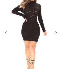 NWT Woman Size M Black Dress From Fashion Nova