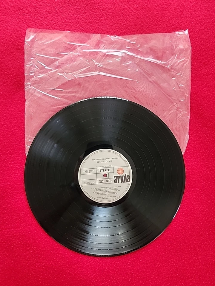 CAMILO SESTO - LOS 15 GRANDES EXITOS - LP VINYL MEXICO 1981 EXCELENTE ESTADO. Foto 3 de 4