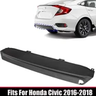 New Rear Bumper Lower Garnish Trim Valance For Honda Civic 2016-2018 Plastic