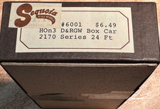Modellbahn Kit H0n3 "D&RGW" Box Car (USA)