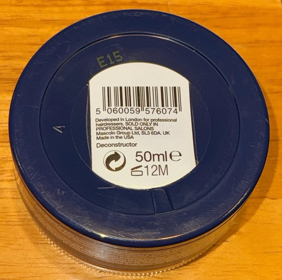 label. men Deconstructor  Volume & Thickening Paste 50ml - Image 2 of 2