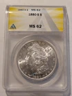1880-S Morgan Silver Dollar ANACS MS 62