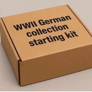 WWII GERMAN MILITARIA COLLECTION STARTING KIT- $95 + VALUE- MEDAL PATCH INSIGNIA