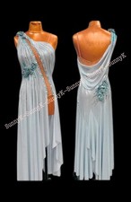 Handmade Dance Dress/Standard Ballroom Competition smooth Waltz Tango Costume