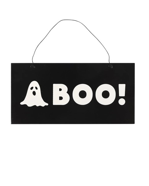 WeißEr Boo Geist HäNgeschild Als Halloween Dekoration-image