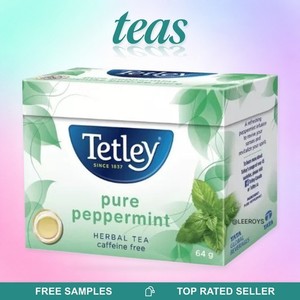 Tetley Peppermint Tea 40 Bags · Crisp Cooling Peppermint