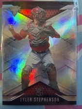 2021 Panini Chronicles - Titanium Tyler Stephenson #2 Red /199 (RC)