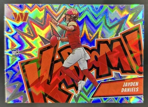 2024 Panini Absolute Jayden Daniels Kaboom Horizontal RC SSP #7 Commanders