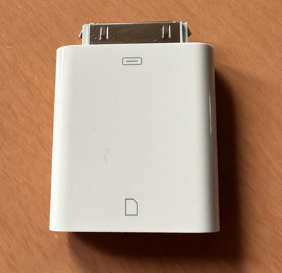 Original Apple iPad Kamera Adapter 30-Pin für SD-Karten, A1362, gebraucht
