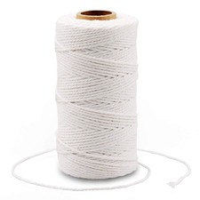 G2PLUS White String, Cotton Bakers Twine, 328 Feet 2MM 2mm x 100m,