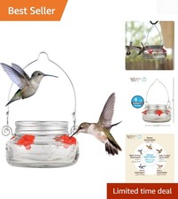 Stylish Hummingbird Dish Feeder - Durable, Dishwasher Safe, Easy Maintenance