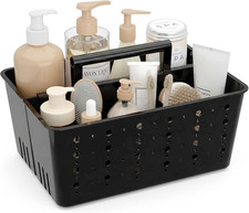Shower Caddy Portable, Caddy Organizer with Handle and Adjustable Dividers, Plas