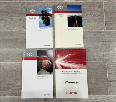 2010 Toyota Camry Owners Manual Guide OEM Books Set w Case ALL MODELS