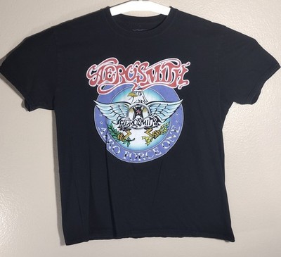 Aerosmith -  Aero Force One   2017 Black Shirt size# XL.  RN# 71868