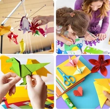 100 Sheets Origami Paper, 20x20 cm/8 Inch Large Origami Paper Double Sided(70...