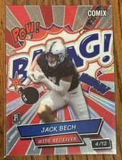 2025 Wild Card Comix Jack Bech Rainbow #4/12 Las Vegas Raiders RC