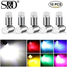 10x BA9S LED Instrument Panel Gauge Dash Interior Light 2SMD 2835 Bulbs 1815 T4W