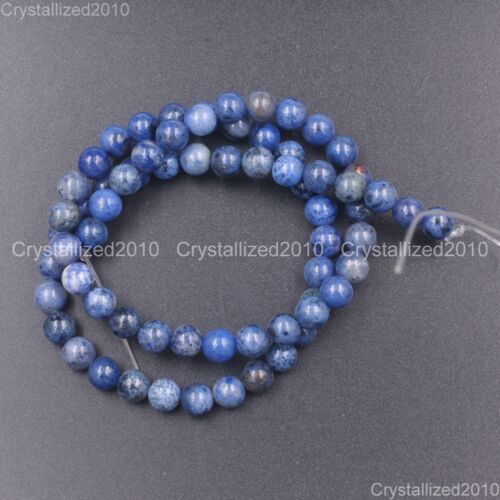 "Cuentas redondas de piedras preciosas Natural Sunset Dumortierite 4 mm 6 mm 8 mm 10 mm 12 mm 14 mm 16" - Imagen 9 de 12