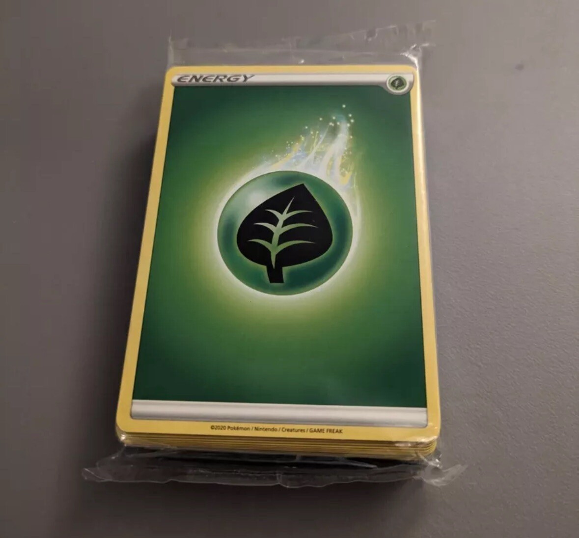 2020 Pokemon TCG Grass Energy Pack Green Sealed