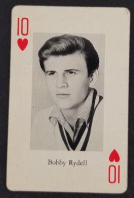 Bobby Rydell 1966 Rock Roll Music Playing Card #10 (Some Edge Wear)