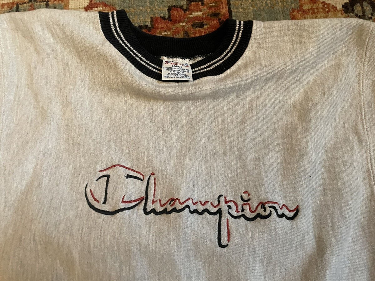 Vintage 90's Champion Reverse Weave Spell-Out Crewneck Sweatshirt
