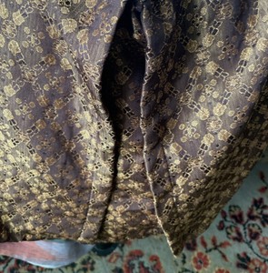 CROSCILL GALLERIA TUSCAN OLD WORLD KING Bed SKIRT Dust Ruffle Black Bronze Gold