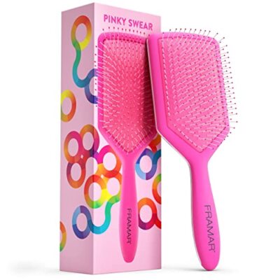 Detangler Brush, Paddle Brush   Elegant Detangling Brush, No more Tangles Hai...