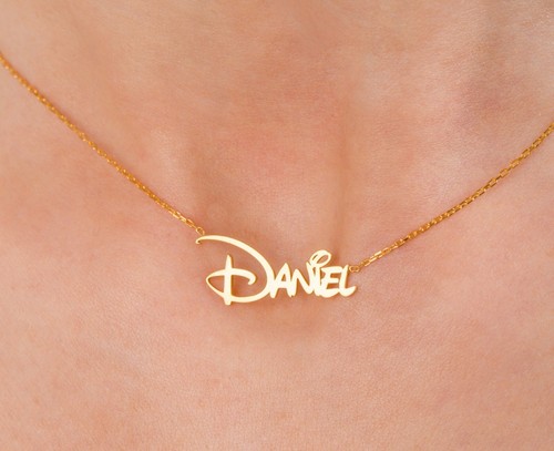 Disney Font Personalised 925 Sterling 