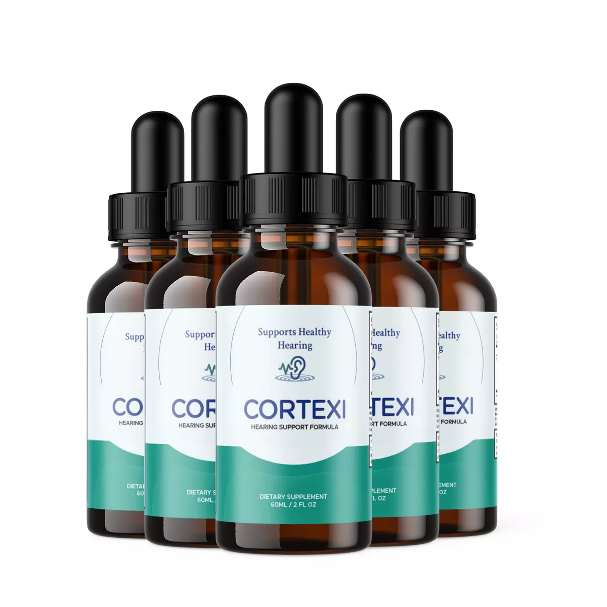 5 Pack) Cortexi Drops for Ear Health, Hearing Support, Healthy Eardrum (300  ML) | eBay