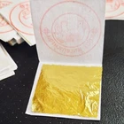 24k Pure Gold Leaf Edible Real Genuine Leaves Sheet Giding 1.18" Spa Mask Carvin