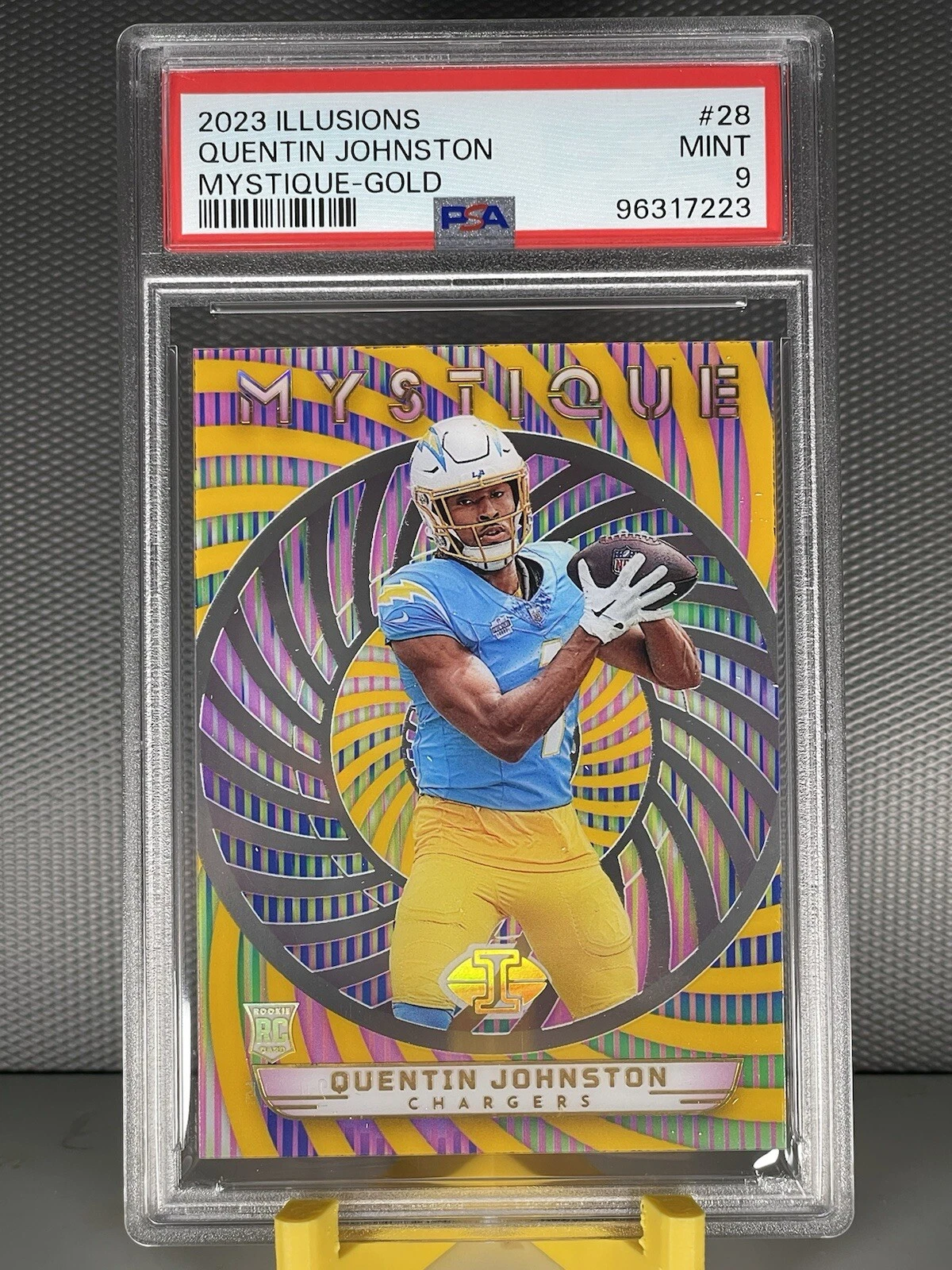 Quentin Johnston Panini Illusions Mystique #28 Gold