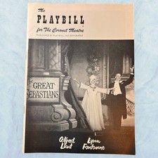 The Great Sebastians Playbill, Alfred Lunt, Lynn Fontanne, Theatre New York 1956