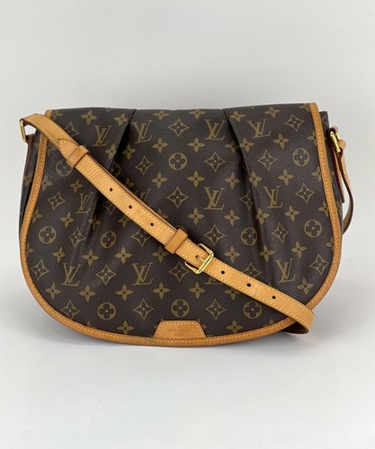 Louis Vuitton Messenger Bag Menilmontant MM Monogram Crossbody Shoulder  A960 | eBay