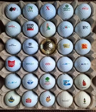 Mix Vintage Logo Golf Balls Corporate, Food, Air Transport other misc select one