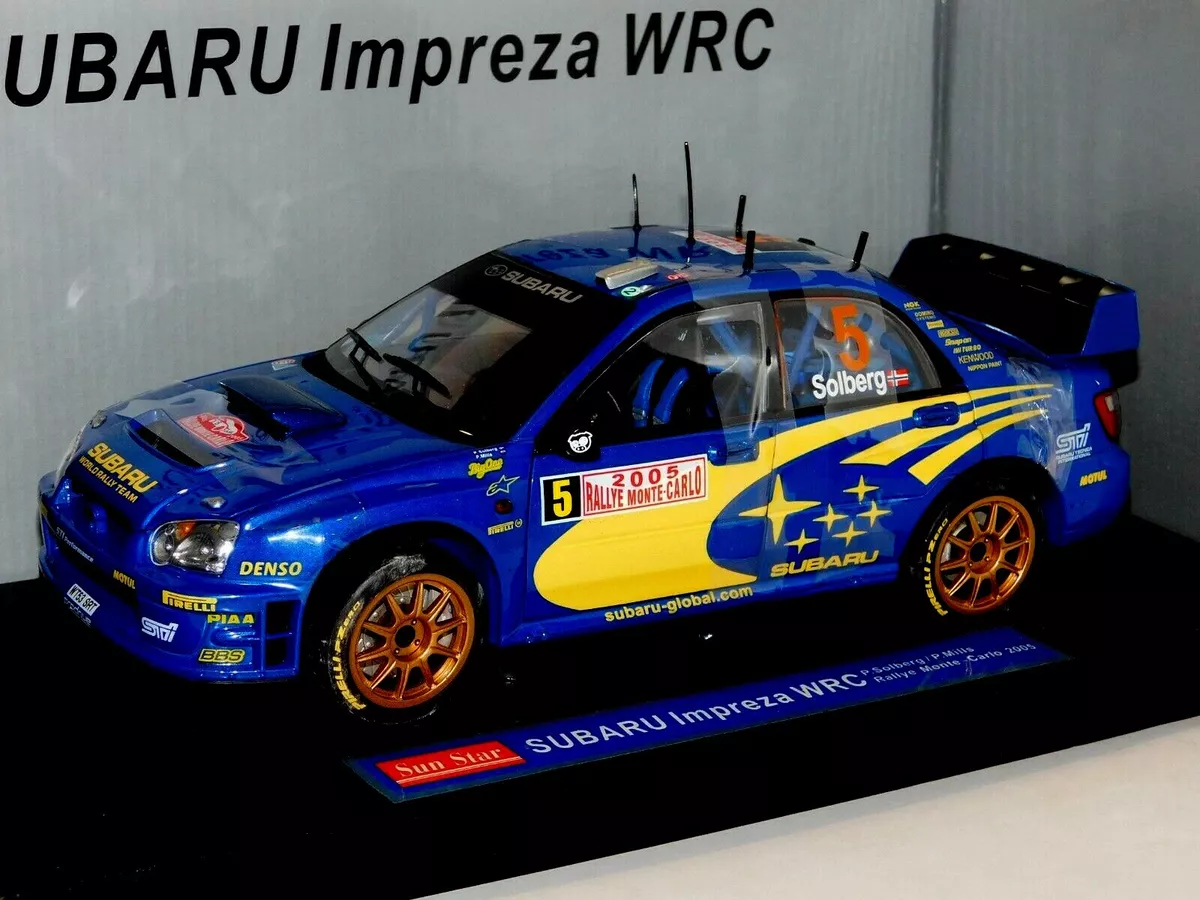 SUMBARU IMPREZA WRC P. SOLBERG/MILLS 2005 MONTE CARLO #5 SUN STAR 4373 1:18
