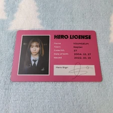 Kep1er 3rd Mini Album TROUBLESHOOTER Youngeun Type-7 Photo Card Official(15