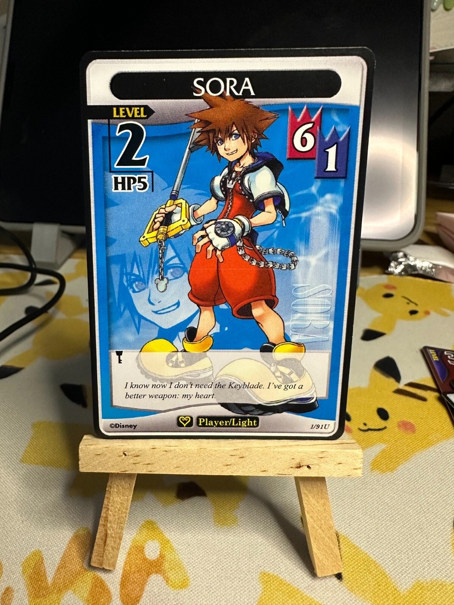 Kingdom Hearts TCG - Sora 1/91U - English - Mint - Ungraded | eBay