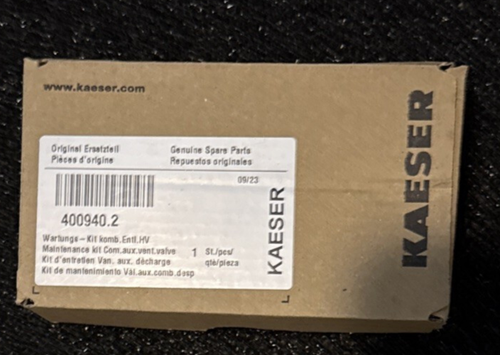 Kaeser Air Compressor Maintenance Kit Combined Aux Vent Valve 400940.2 ...