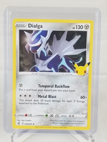 Dialga Hp 130 Holo #20 Pokemon Card 2021