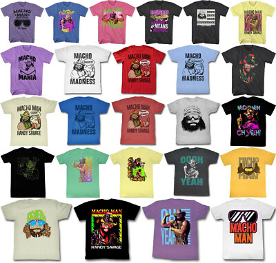 Pre-Sell Macho Man Randy Savage Wrestling Licensed T-Shirt #1