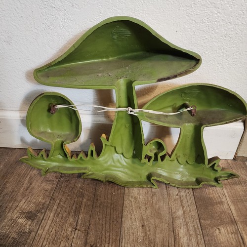 1970's Vintage - DART INDUSTRIES MUSHROOM Wall Hanging PLAQUE Plastic Decor - Picture 2 of 7